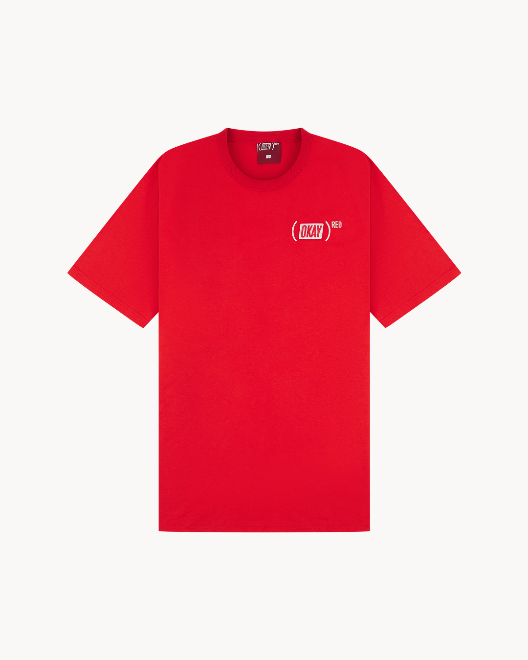 (OKAY)ᴿᴱᴰ Box Tee